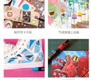 16pcs Japan UNI POSCA Markers Set Acrylic Graffiti Drawing Permanent Waterproof Children's Drawing PC-3M/1M/5M Art Supplies