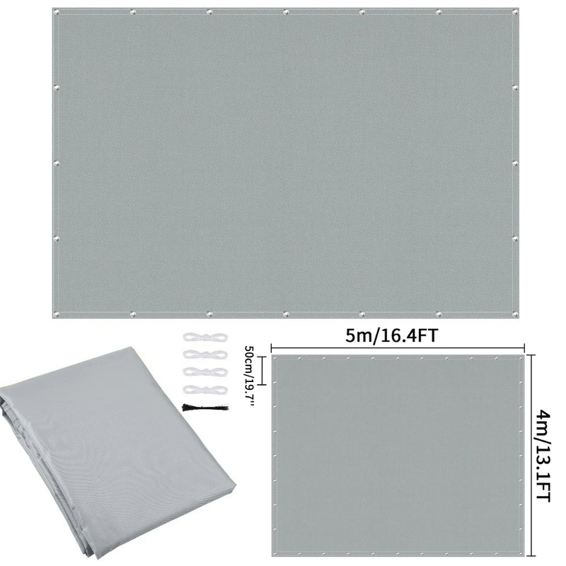 Waterproof Privacy Fence Screen Fence Covering Privacy with Grommets UV Protection Fencing Shade Cover for Outdoor Yard Backyard