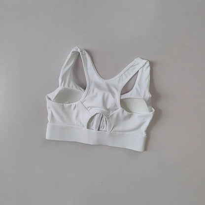 Front Zipper Sports Bra Shock-proof Sports Underwear High Impact Yoga Bra Quick Dry running vest Fitness Yoga Bra Top For Wome