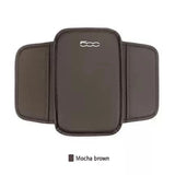 For Fiat 500 500C 500S 500X Abarth Car Accessories Center Console Arm Rest Protector Leather Car Armrest Box Pad Storage Pocket