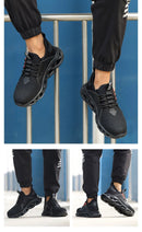 Men Safety Footwear Indestructible Shoes Sneakers Steel Toe Protective Boots Anti-smash Anti-puncture Work Safety Anti-slip Shoe
