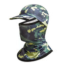 Gorro con capucha y protector solar para la cara, protección UV, de seda fría, para hombres y mujeres, ciclismo, escalada, correr, protector solar, capota de montar