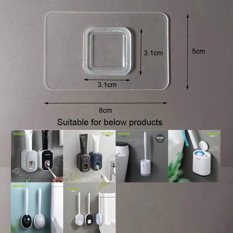 Sticker Adhesive Accessory for ECOCO Wall Mounted Storage Organizer Toothbrush Holder