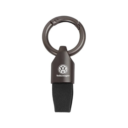 Suede Metal Key Chain for Men and Women, Key Ring Holder, Luxury Fashion, VW GTI, Jetta, Golf, Tiguan, Transporter, Passat GTD, Polo 