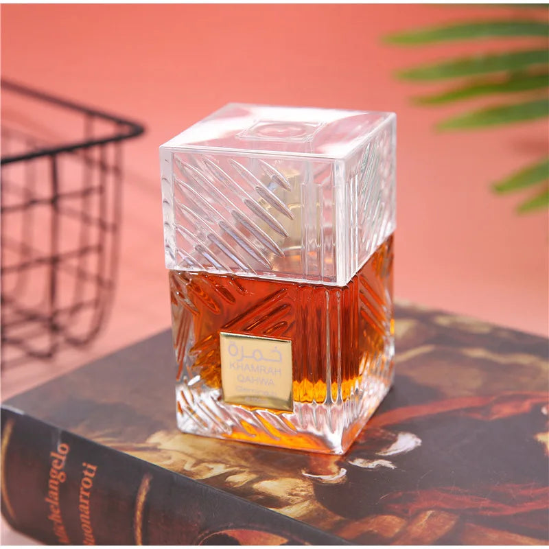 Khamrah Perfume Eau De Toilette Gift Box 100ml Unisex Arabian Oud Scent Gourmand Fragrance Long Lasting Perfume For Unisex