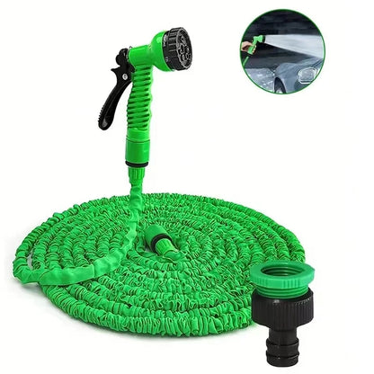 Manguera mágica extensible, lavado de autos a alta presión, 7 funciones de rociado de agua, pistola de agua, manguera de riego para jardín.
