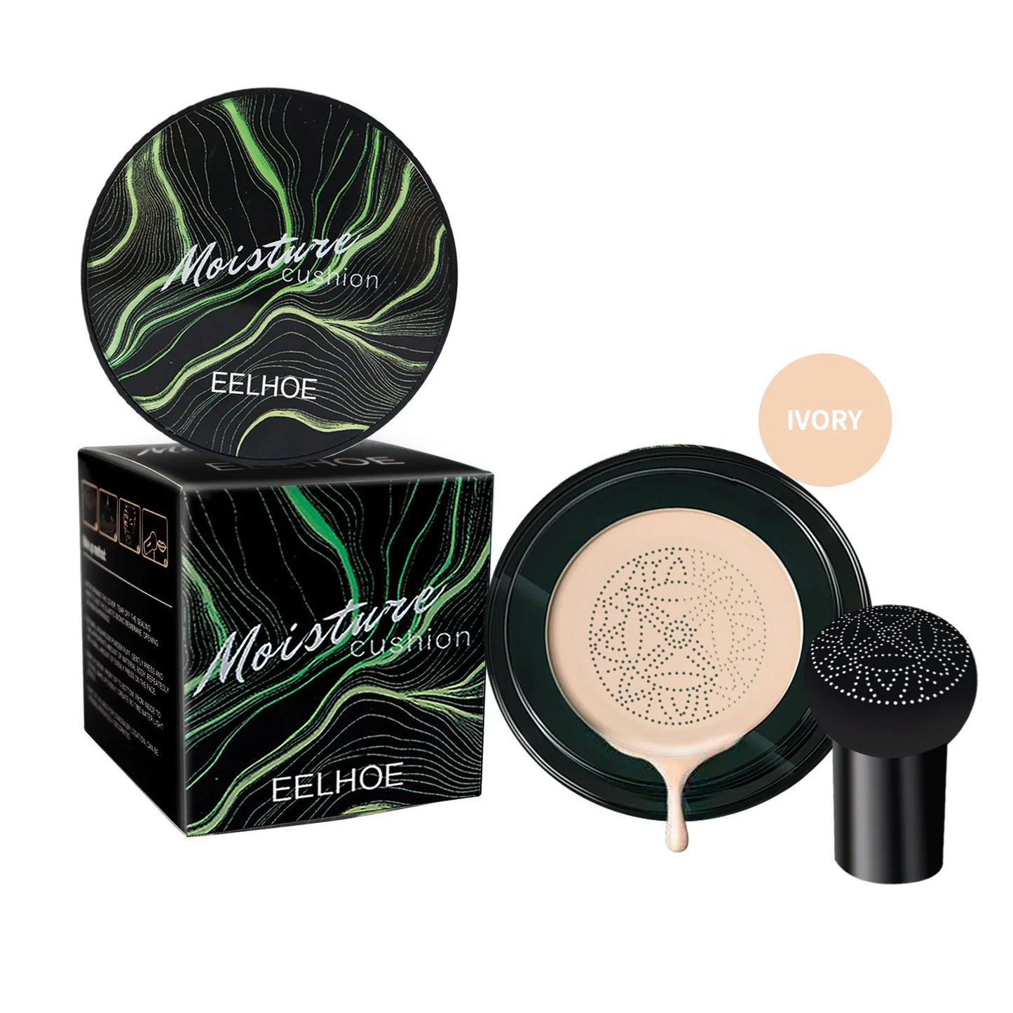 Eelhoe cabeça de cogumelo almofada de ar bb creme hidratante à prova dwaterproof água rosto cosméticos iluminando maquiagem base creme mágico fundação