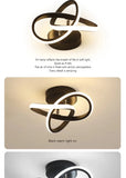 Lámparas de techo LED para pasillo, modernas y minimalistas, para sala de estar, balcón, entrada, escalera, decoración del hogar, accesorios LED brillantes.