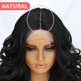 Black Brown Curly Wig Synthetic Lace Front Wigs For Women Blonde Orange Female Lace Wig 13X4.5X1 Cosplay Hair Daily Use