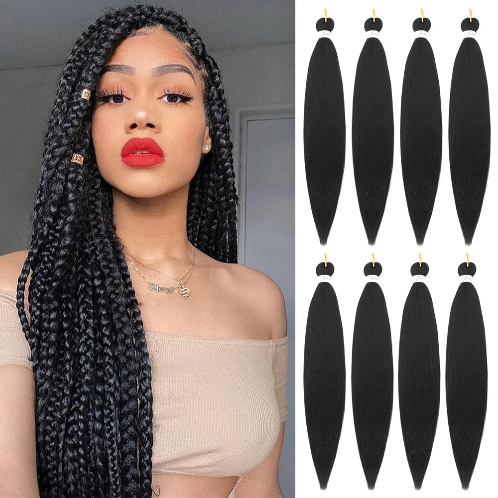Trança de cabelo pré esticado extensões de trança sintética trança jumbo para paixão senegalesa caixa de torção trança pacotes de cabelo soku