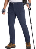 TACVASEN Waterproof Lightweight Hiking Pants Mens Ripstop Quick Dry Cargo Work Pant Outdoor Trekking Hard-wearing Trousers Male