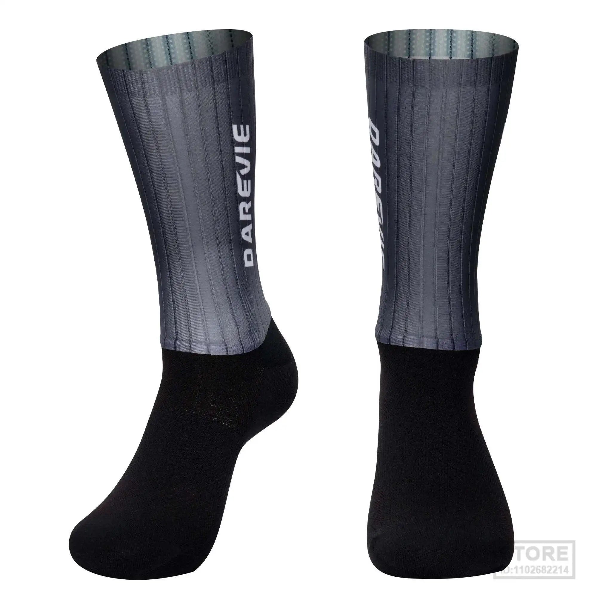 High DAREVIE Cycling Socks Aero Speed Sock Pro Sports For Men Anti-slip Breathable Athletic Moisture Control