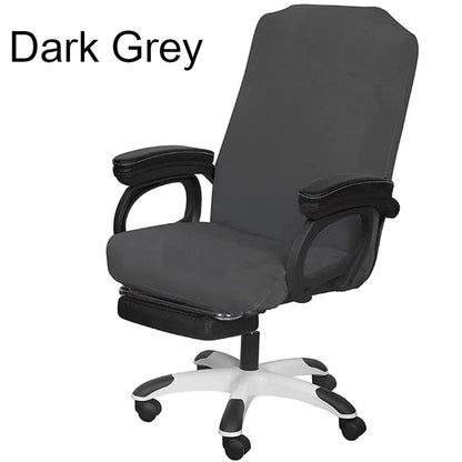 Stretch Spandex Office Chair Covers, Anti-dirty Computer Seat Cover, Removable Slipcovers 