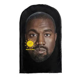 Nova Máscara de Rosto Inteiro Unissex Estilo Kanye/Drake, Impressa em 3D com Malha Elástica – Ideal para Cosplay, Festas e Simulações (Estilo Balaclava)