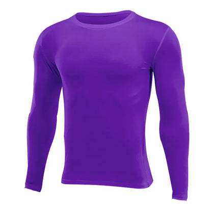 Men Women Kids Children Boy Girl Compression Running Long T Shirt Fitness Sport Basketball Football Gym Sportswear Clothes 8659