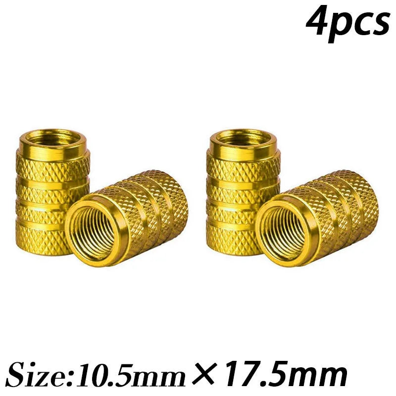 For Automobiles Motorcycles Trucks Bikes Aluminum Alloy Car Wheel Tire Valve Caps Tyre Rim Stem Covers Airdust Waterproof