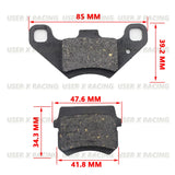 USER-X Universal Motorcycle Disc Brake Pad Front Rear Disc Brake Pads Block Shoes Scooter VICTORIA Blade RG125 Honda 145