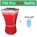 100 Red Refills