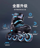 Adjustable Inline Roller Skate Shoes Professional Flashing Sliding Sneaker Outdoor Racing Speed Skating 4 Wheels Shoes Gifts