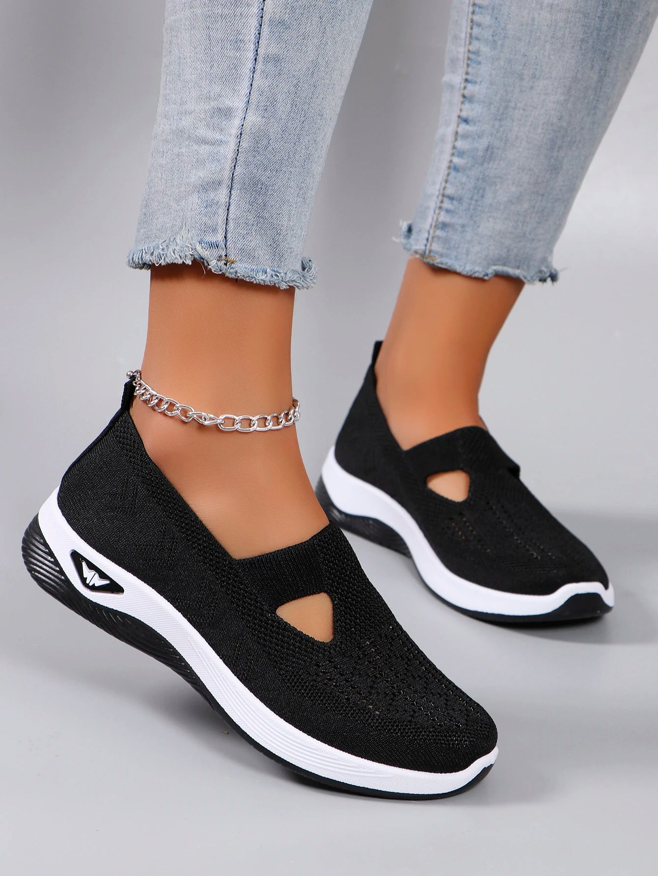 Zapatillas deportivas de primavera para mujer, modernas, transpirables, ligeras, antideslizantes, resistentes al desgaste, informales, planas.