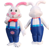 Adult Cute Animals Inflatable Costume Bunny Zebra Shark Bee Koala Cosplay Funny Suits For Halloween Purim Fancy Mascot Costumes