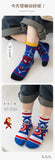 5 Pairs Children Socks Cartoon Spiderman Boy's Socks Spring Autumn Middle Tube sock Cotton Cute Kids Socks Size 1-12 Year