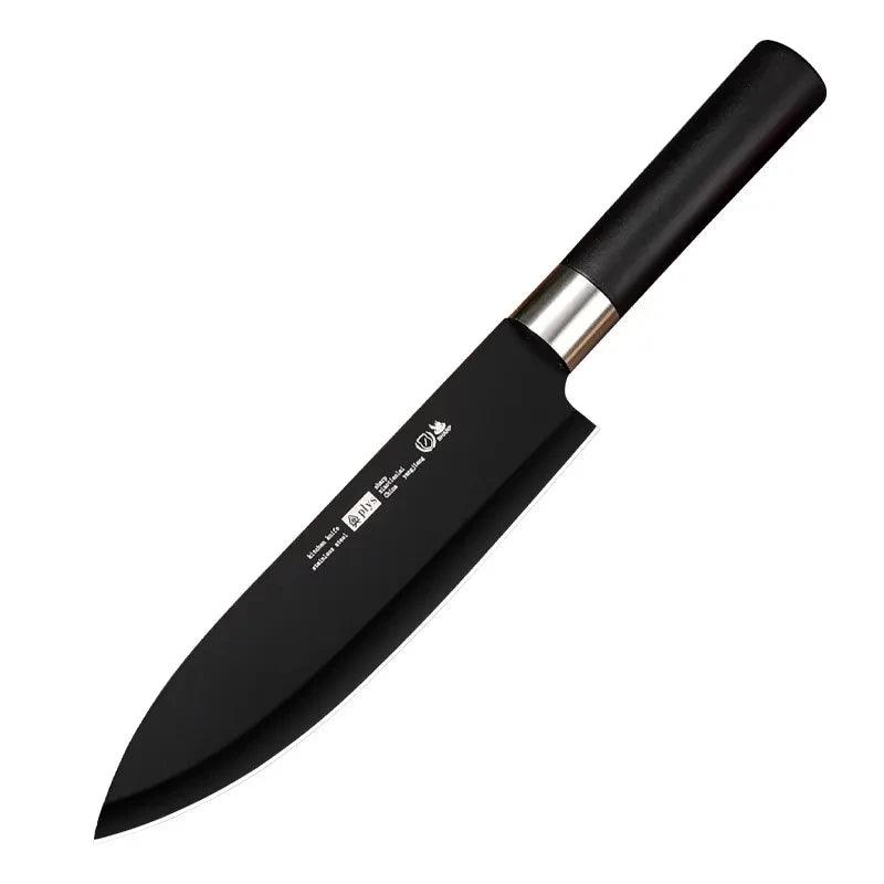PLYS-Juego de cuchillos de cocina a prueba de herrumbre, herramienta de cocina de 3 piezas de acero inoxidable, cuchillo de Chef profesional, pelador de frutas
