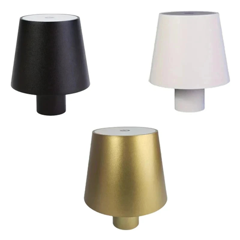 Table Lamp LED Touch Sensor Desktop Night Light Rechargeable Wireless Reading Lamp For Hotel Bar Restaurant Bedroom Decor Light