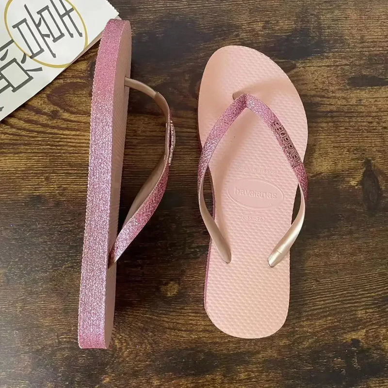 Women's flip flops Havaianas outdoor anti slip beach slippers