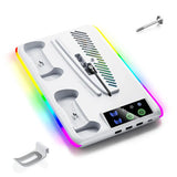 Game Stand For Sony PS5 Console Playstation Play Stations PS 5 Slim Pro Support Base Holder Cooler Fan RGB Gaming Accessories