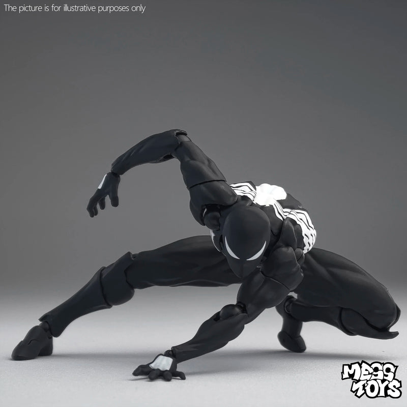 Mess Toys Spiderman Action Figure Black Neighbor Symbiote Spider Man Figures Ct Toys Black Red Spider-Man Figurine Kids Toys