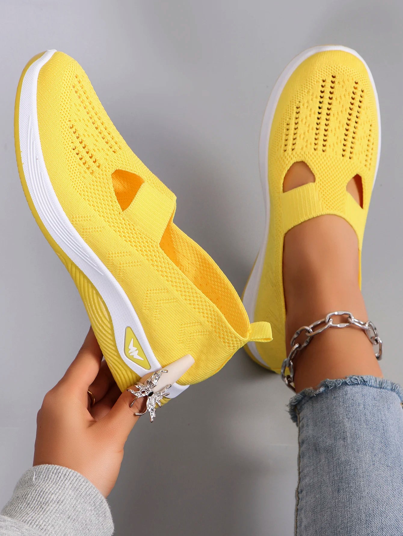 Zapatillas deportivas de primavera para mujer, modernas, transpirables, ligeras, antideslizantes, resistentes al desgaste, informales, planas.