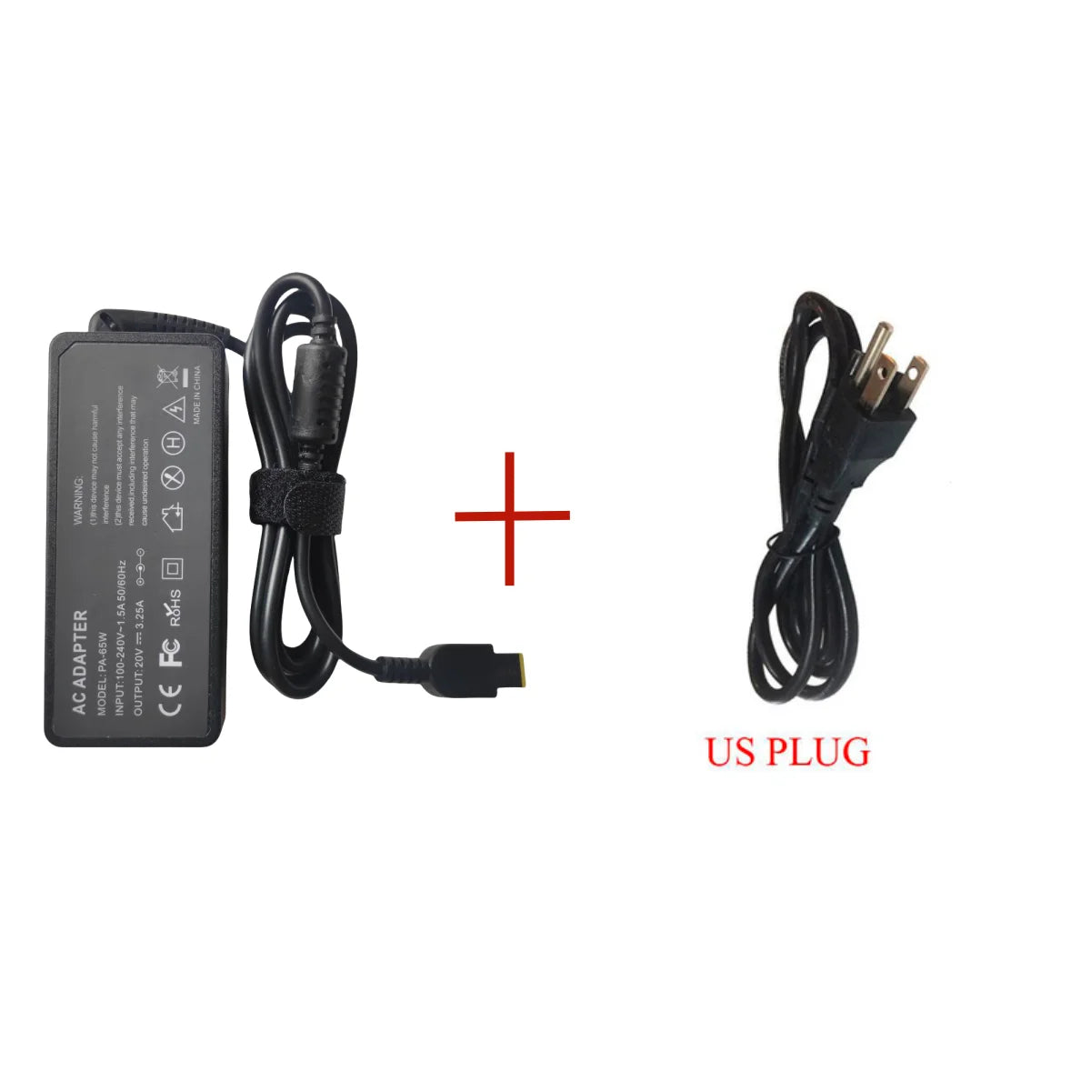 20V 3.25A 65W USB AC Laptop Charger Power Adapter For Lenovo Thinkpad X301S X230S G500 G405 X1 Carbon E431 E531 T440s Yoga 13