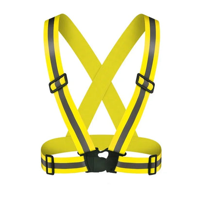 Highlight Reflective Straps Night Running Riding Clothing Vest Adjustable Safety Vest Elastic Band For Adults and Children