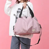 Bolsa para gimnasio y Yoga de gran capacidad, impermeable, para mujer, natación, deportes al aire libre, multifunción, bolsa de viaje de mano, paquete de fin de semana