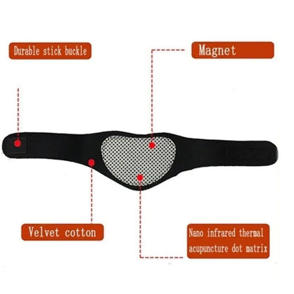 Neck Belt Tourmaline Self Heating Magnetic Therapy Neck Wrap Belt Brace Pain Relief Cervical Vertebra Protect Health Care