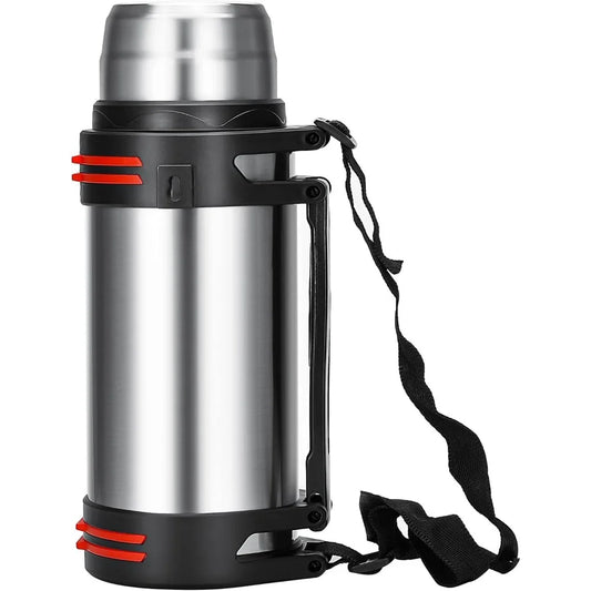 Large Capacity Flasks Water Bottle Stainless Steel Thermos Bottle Vacuum Insulated Water Outdoor Travel Bottle Cup Keeping Warm