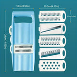 5-in-1 Vegetable Fruit Slicer Multifunctional Manual Food Grater Cutter Potato Household Chopper Kitchen Veggie Dicer Gadgets