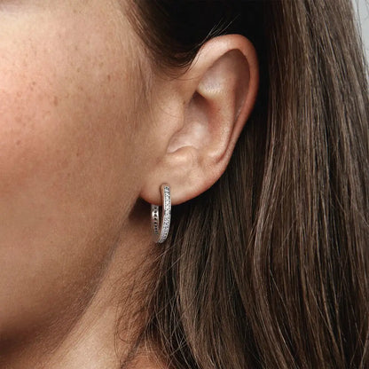 Onda brincos de argola para mulheres, 925 encantos de prata, se Fits original pandora, presente da jóia diy, venda quente, novo, 2024