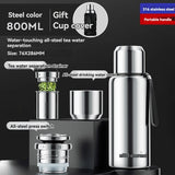 1.5L Thermos Bottle Insulated Water Bottle Hot water bottles stainless steel tea coffee cup Vacuum Flask mug thermal containers
