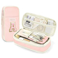 Letters Cute Pencil Case for Girls Large Pencil Pouch for School Supplies, Portable Pen Bag Aesthetic Organizer Pen Box