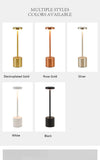 Table Lamp LED Touch Sensor Desktop Night Light Rechargeable Wireless Reading Lamp 3 Colors Adjustable Creative Ambient Light