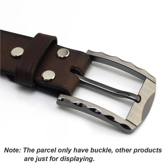 1pc 40mm Metal Belt Buckle Men's Single Pin Buckle Waistband Head Leather Belt Parts DIY Accessories Fit for 36-39mm