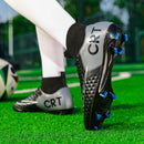 Professional Society Football Boot Men High-top Leather Lightweight TF/FG Five-a-side Soccer Shoes Childrens Football Shoes Kids