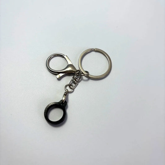 Portable lip gloss electronic pen pendant lip gloss keychain 13mm silicone ring