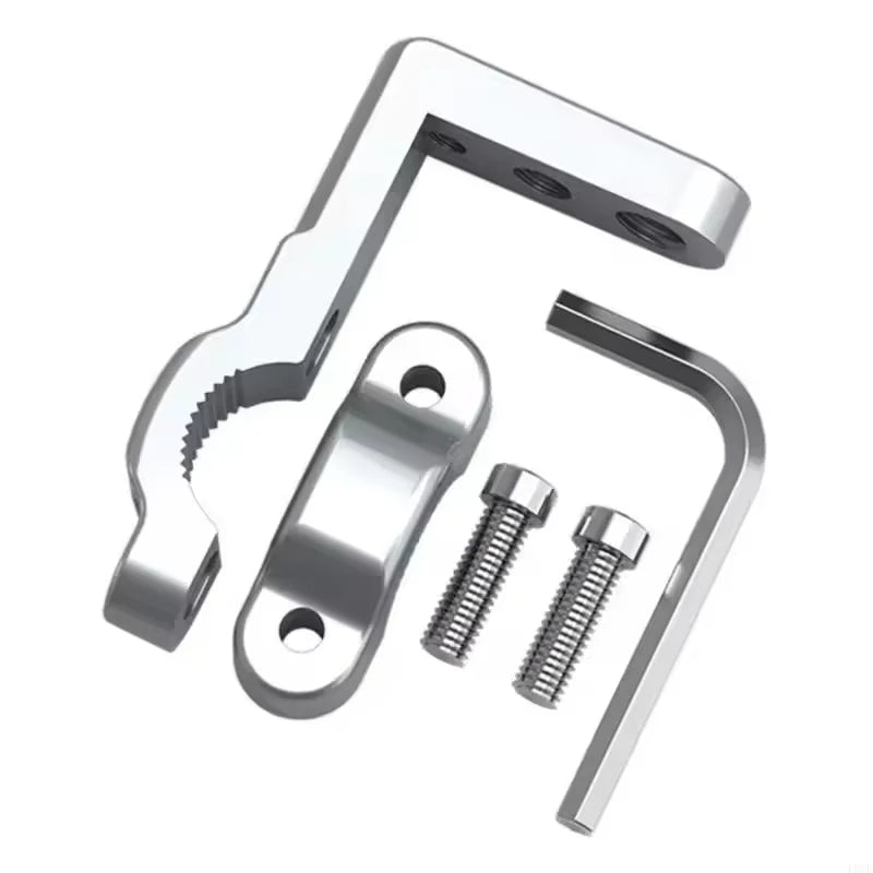 1/2pcs Car & Motorcycle Headlight Clip Bracket Kit, Universal for Truck, Car, ATV, Motorcycle LED Work Light Pole Installation