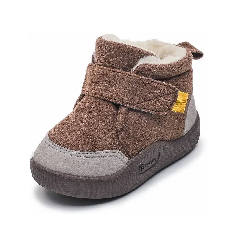 Girl Boot Baby Snow Boot Winter Baby Soft Sole Walking Shoe Child Plush Cotton Shoe Anti-Slip Warm Kid Shoe Kid Boot Boy Botines