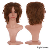 BENIHAIR Synthetic Wig Cosplay Wig White Red Green Blue Pink Yellow Hair Short Layered Wig Fake Hair Extension Men Women Party Wig