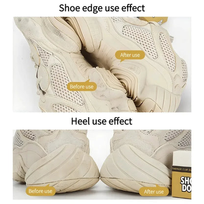 Limpiador de zapatos portátil, limpiador de zapatos impermeable, limpiador de gamuza para zapatillas blancas pequeñas, descontaminante, limpiador de zapatillas.