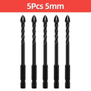 Cross Hex Tile Drill Bit For Glass Concrete Ceramic Tile Hole Opener Tunsten Carbide Hard Alloy Bits Set Tools 3 4 5 6 8 10 12mm